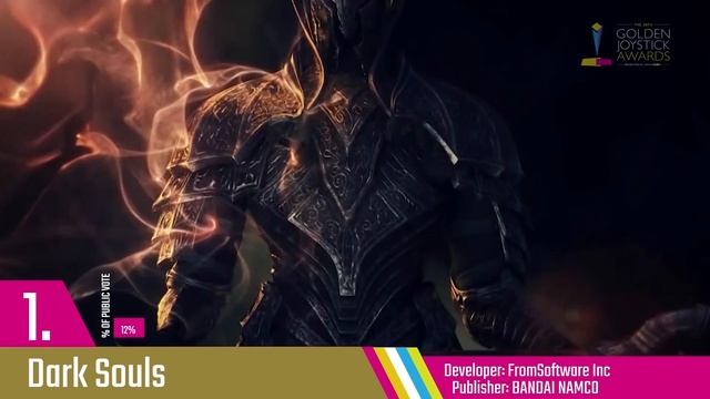 Ultimate Game of All Time Dark Souls Golden Joysticks awards 2021 смотреть онлайн