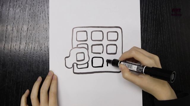 How To Draw Waffles | Desserts Series