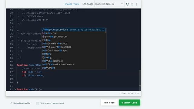 Insert a node at a specific position in a linked list Hackerrank solution смотреть онлайн