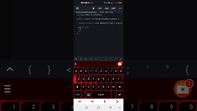 Java programming with smart phone_Tutorial_11: Decreament operator смотреть онлайн