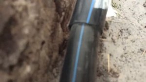 Ввод электричества в дом под землей