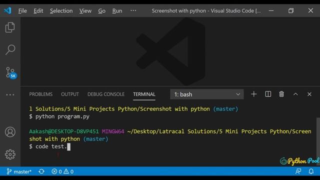 Take Screenshot in Python Using pyautogui Module смотреть онлайн