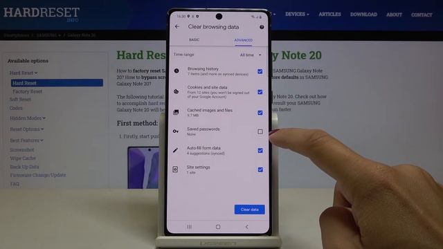 How to Clear Browsing Data on SAMSUNG Galaxy Note 20 – Delete Chrome History смотреть онлайн