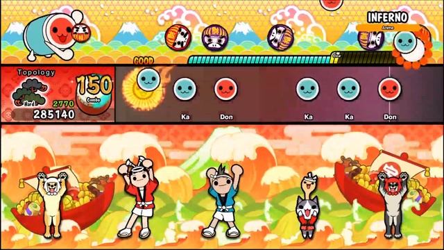 Taiko no Tatsujin Switch: INFERNO [Hard, FC] смотреть онлайн