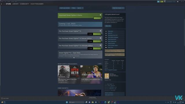 STEAM - How to get Street Fighter 6 Open Beta Access for PC смотреть онлайн