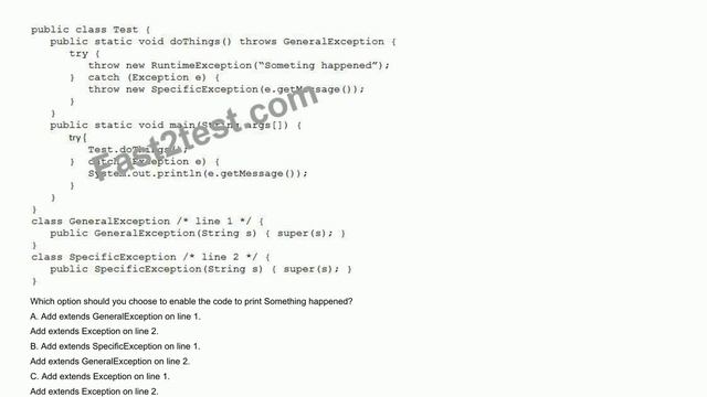 [Jun, 2021] Fast2test 1Z0-819 PDF Dumps and 1Z0-819 Exam Questions(144-159) смотреть онлайн