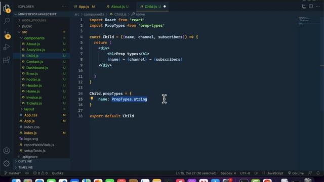 React JS Tutorials | PropTypes in React | React JS From Beginner to Advanced Crash Course смотреть онлайн