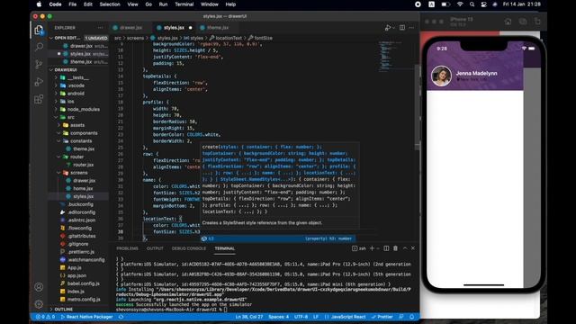 Drawer Navigation UI | React Native Speed Code смотреть онлайн