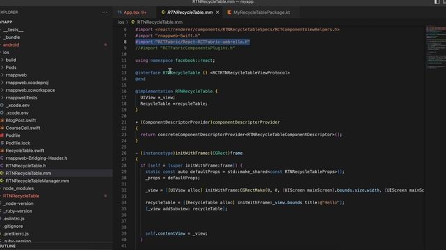 How to use RecyclerView & UITableView in react native's new architecture without third party lib смотреть онлайн