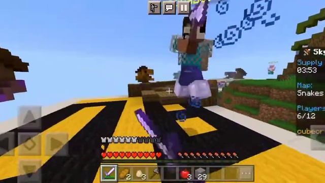 VOLTEI!!! JOGANDO SKY WARS -Minecraft 1.18.12 SKY WARS смотреть онлайн