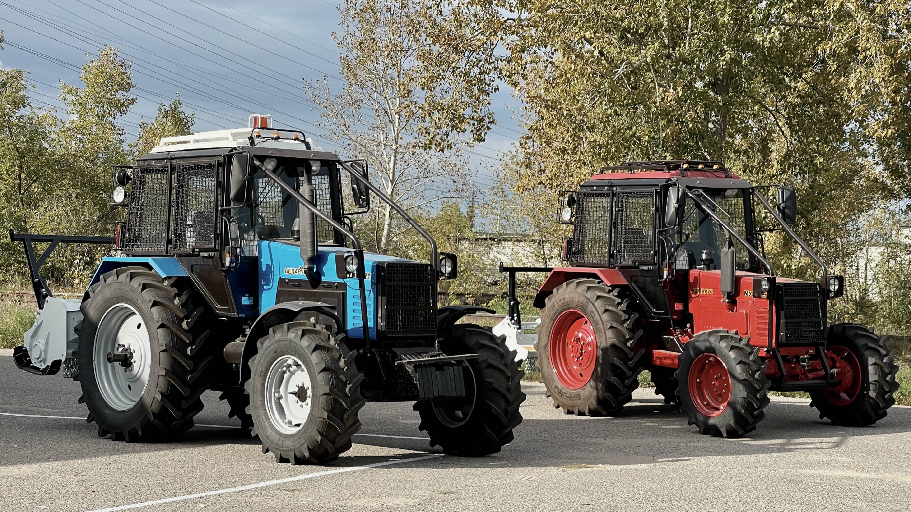 Обзор лесных тракторов Беларус МУЛ-82.2 и Беларус МУЛ-1221.2 с мульчерами NIUBO смотреть онлайн