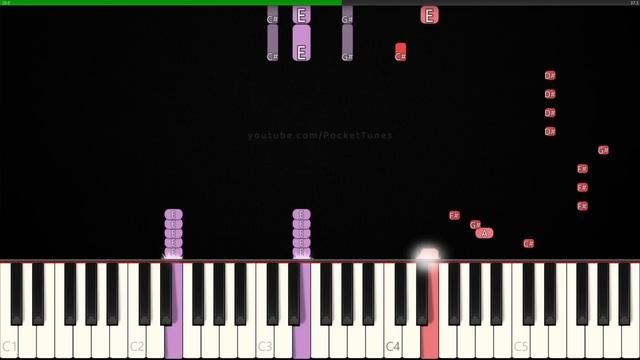 How to Play "We Live, We Love, We Lie" on Piano смотреть онлайн