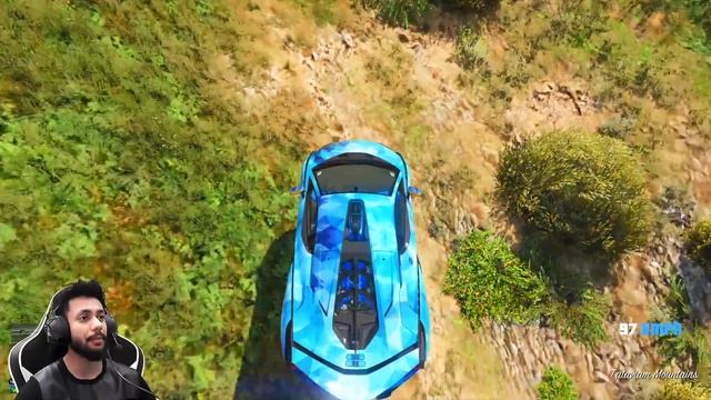 Indian Cars Vs Super Vs Pakistan Cars Blender River Jump GTA 5 смотреть онлайн