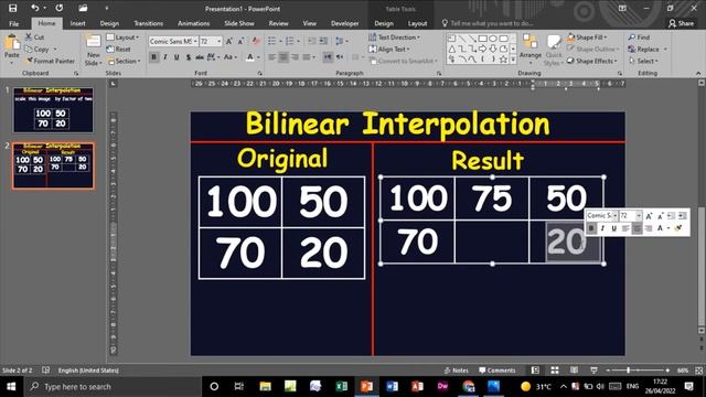 BILINEAR INTERPOLATION IN DIGITAL IMAGE PROCESSING SOLVED EXAMPLE смотреть онлайн