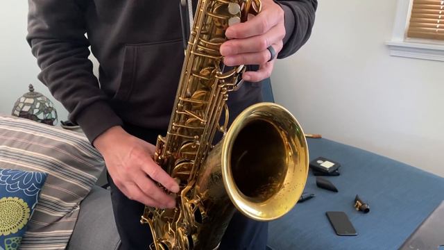 1937 23,xxx Selmer Balanced Action Tenor Saxophone Demo, www.dcsax.com смотреть онлайн