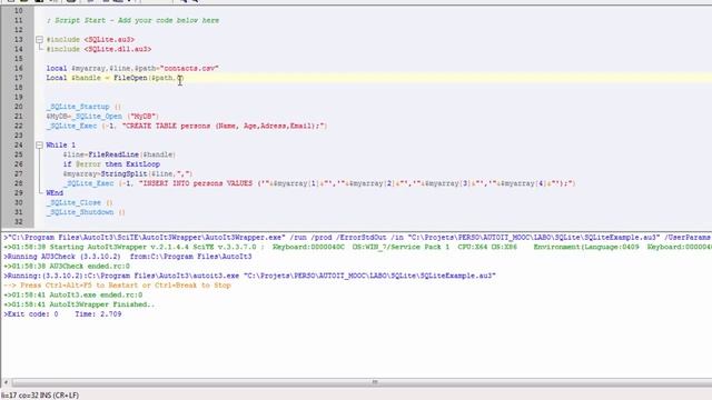005 Database Interaction SQLite смотреть онлайн