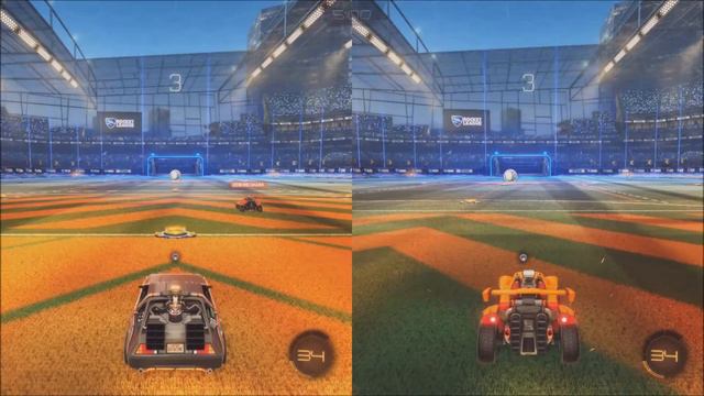 rocket league ps4 split screen gameplay смотреть онлайн