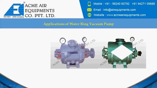 Water Ring Vacuum Pump Insight – Acme Air Equipments смотреть онлайн