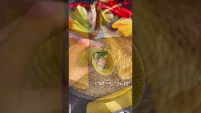 Роллы в лепешке из 4 ингредиентов?