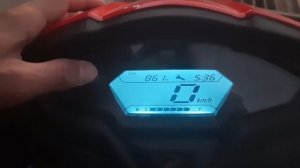 Remove servicing icon of Honda Dio | How to remove icon of setting Honda Dio display.