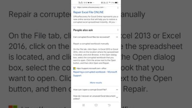 How to Recover corrupted Excel File cannot be Opened Repair Exactly смотреть онлайн