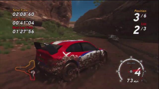 Sega Rally PS3 HD смотреть онлайн
