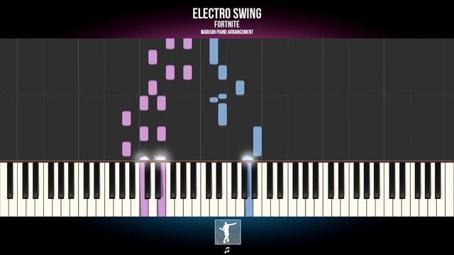 How To Play: Fortnite - Electro Swing | Piano Tutorial смотреть онлайн