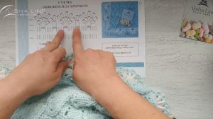 ОБВЯЗКА ПЛЕДА. Цветочная кайма крючком.