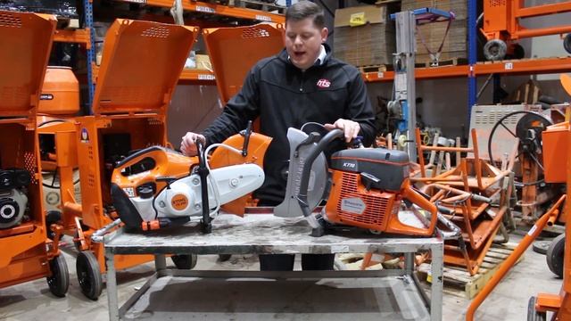 Stihl TS410 vs Husqvarna K770 Petrol Saw смотреть онлайн