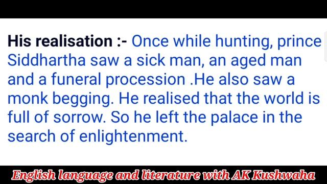Character Sketch of Gautam Buddh ||The Sermon at Benares ||Class:10th смотреть онлайн