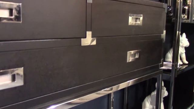 Консоль пристенная чёрная на стальном основании, арт. 46AS-CT4116-BL смотреть онлайн