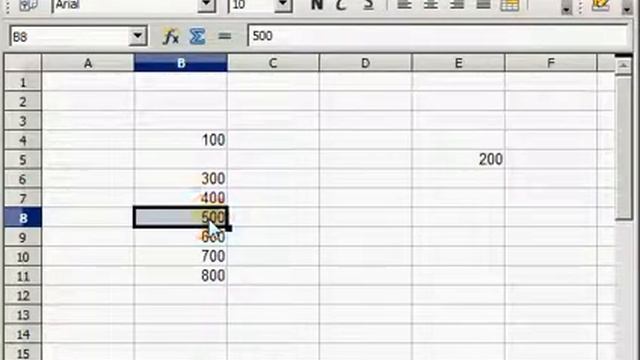OpenOffice Calc Seleccionar solo una celda смотреть онлайн