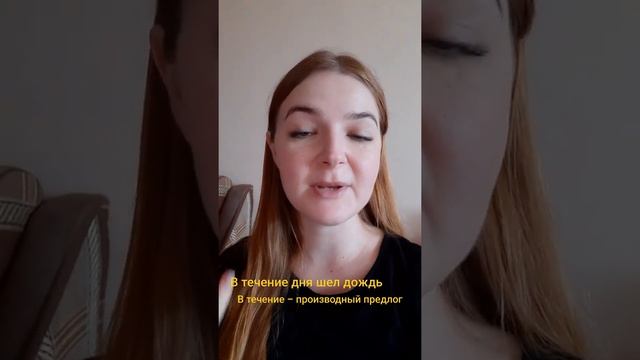 Почему пишется В ТЕЧЕНИЕ ДНЯ? смотреть онлайн