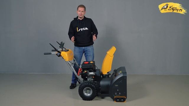 Лучший бензиновый снегоуборщик для дачи || Stiga ST 4262 P смотреть онлайн