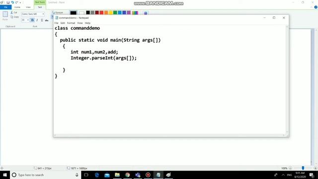 3. Commandline arguments in Java смотреть онлайн