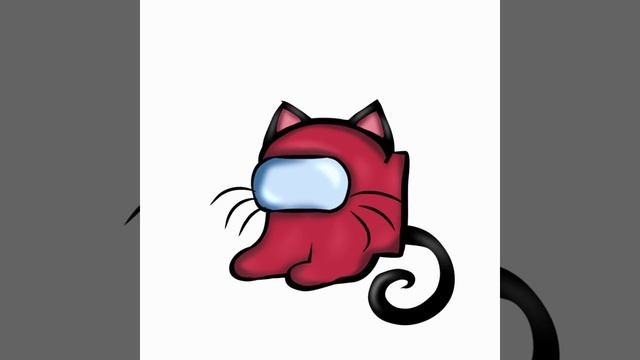 //Рисую амонг ас//Автор картины {Gacha cat}// смотреть онлайн