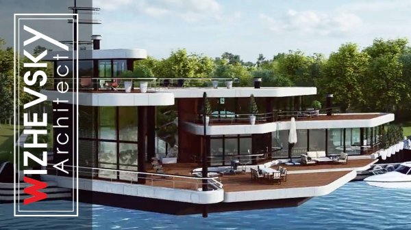 HI-TECH HOUSE BOAT - дом на воде