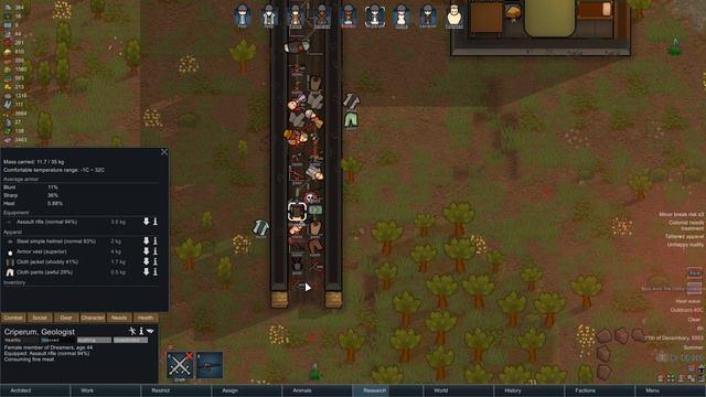 RimWorld (Permadeath) Дикари "Мечтатели" - 18 - Второй Шанс Рейдера смотреть онлайн