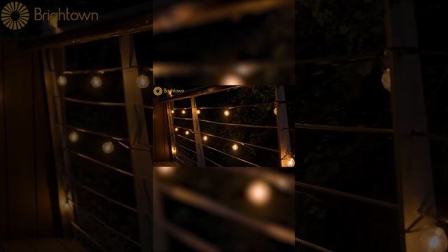 Brightown LED String Lights Outdoor, G40 Bulbs | #patiolights смотреть онлайн