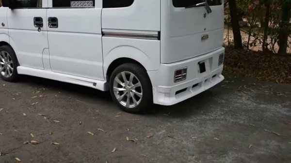 Suzuki Every White Custom Fiberglass Body Kit