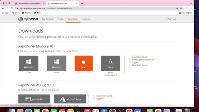 Install Rapid miner on macOS смотреть онлайн