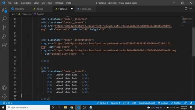 ubereats clone using react js | ubereats landing page in hindi | react js tutorial in hindi смотреть онлайн