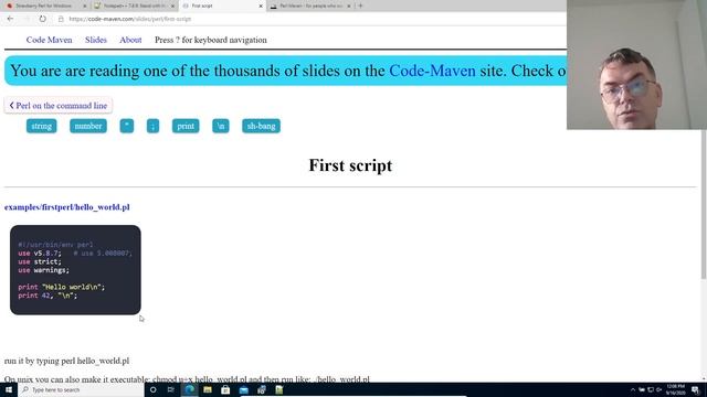 Getting started with Perl on Windows using Strawberry Perl (2020 edition) смотреть онлайн