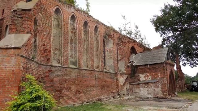 Калининградская область. город Железнодорожный. кирха Гердауэна. Аисты смотреть онлайн