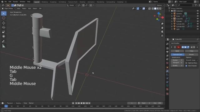 Creating monitor pc in blender 2.82 смотреть онлайн