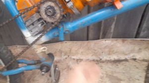 Мопед из бензопилы дружба. Ведомая звезда.