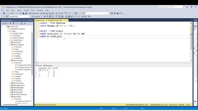 9. SQL Server IN Operator, Between Operator & Aliases In SQL | Microsoft SQL Server смотреть онлайн