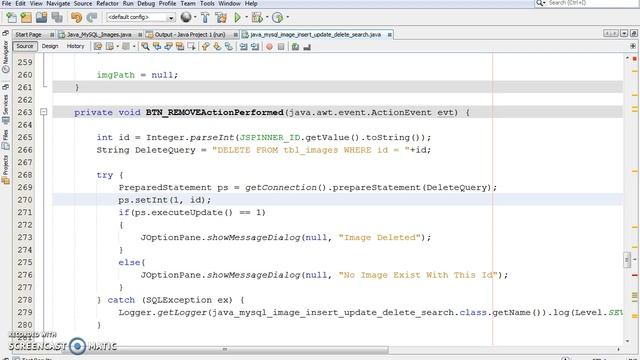 Java - Insert, Update, Delete, Search And Display Image From MySQL In Java [ + code ] Part 3 смотреть онлайн