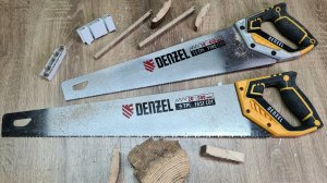 Ножовки по дереву Denzel с 3D заточкой | пилят даже гвозди