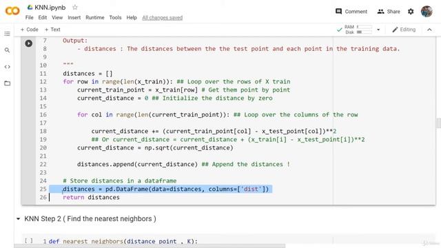 70. Implement the KNN algorithm from scratch смотреть онлайн